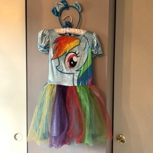 Rainbow Dash costume size M 7/8